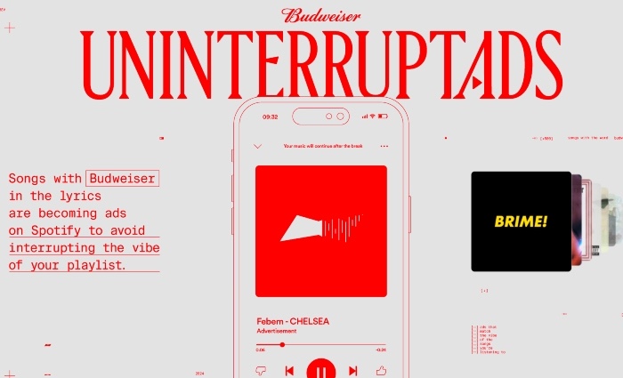 Budweiser Brazil revolutionizes Spotify ads with UninterruptAds
