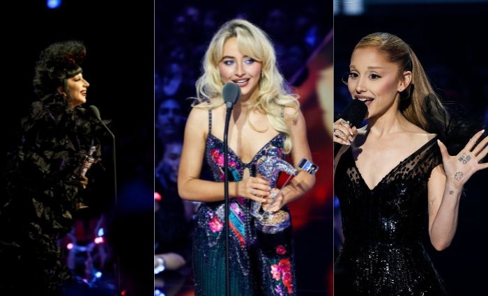 Lady Gaga, Sabrina Carpenter, Ariana Grande, top MTV VMAs