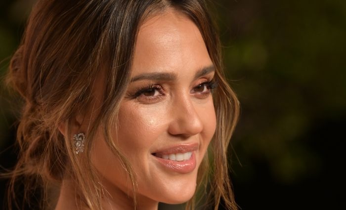 princess polly baby blue dress Jessica Alba Shower Curtain by Bo Kev